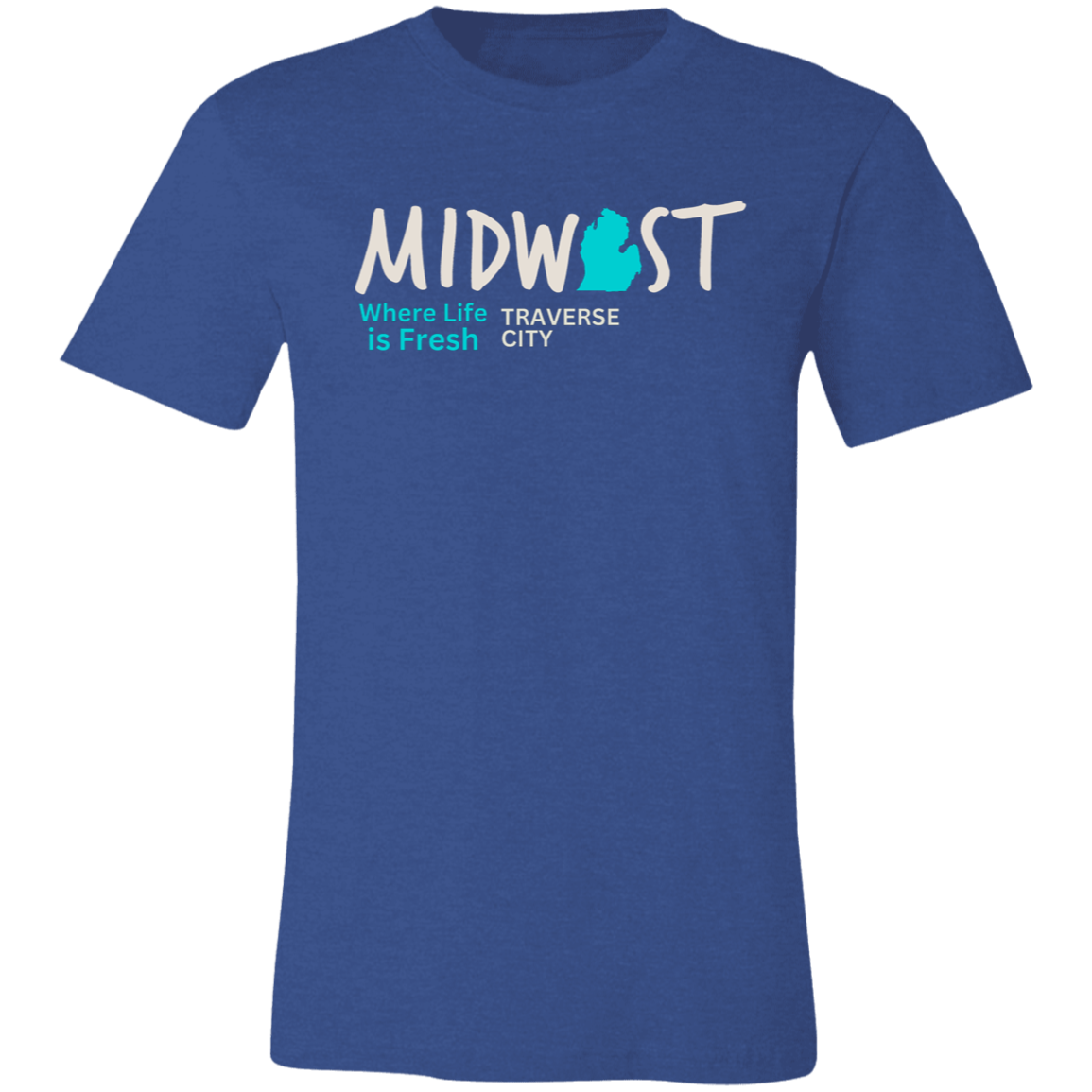 Where Life is Fresh Traverse City Unisex Jersey Short-Sleeve Tee