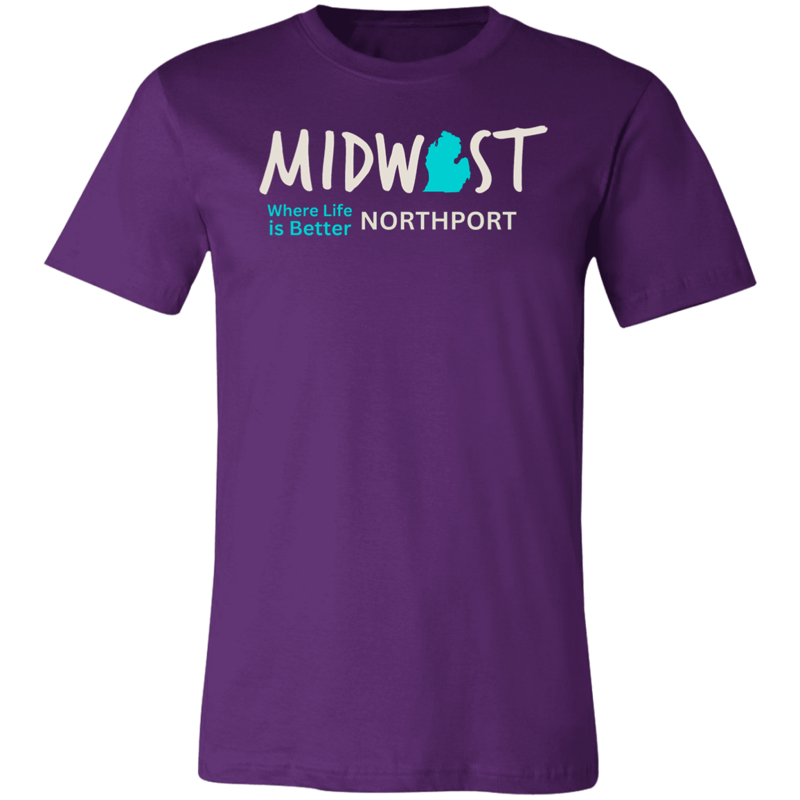 Midwest Where Life is Better Northport Unisex Jersey Tee