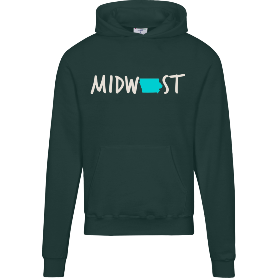 Iowa Midwest Men's Premium BeachcomberHoodie