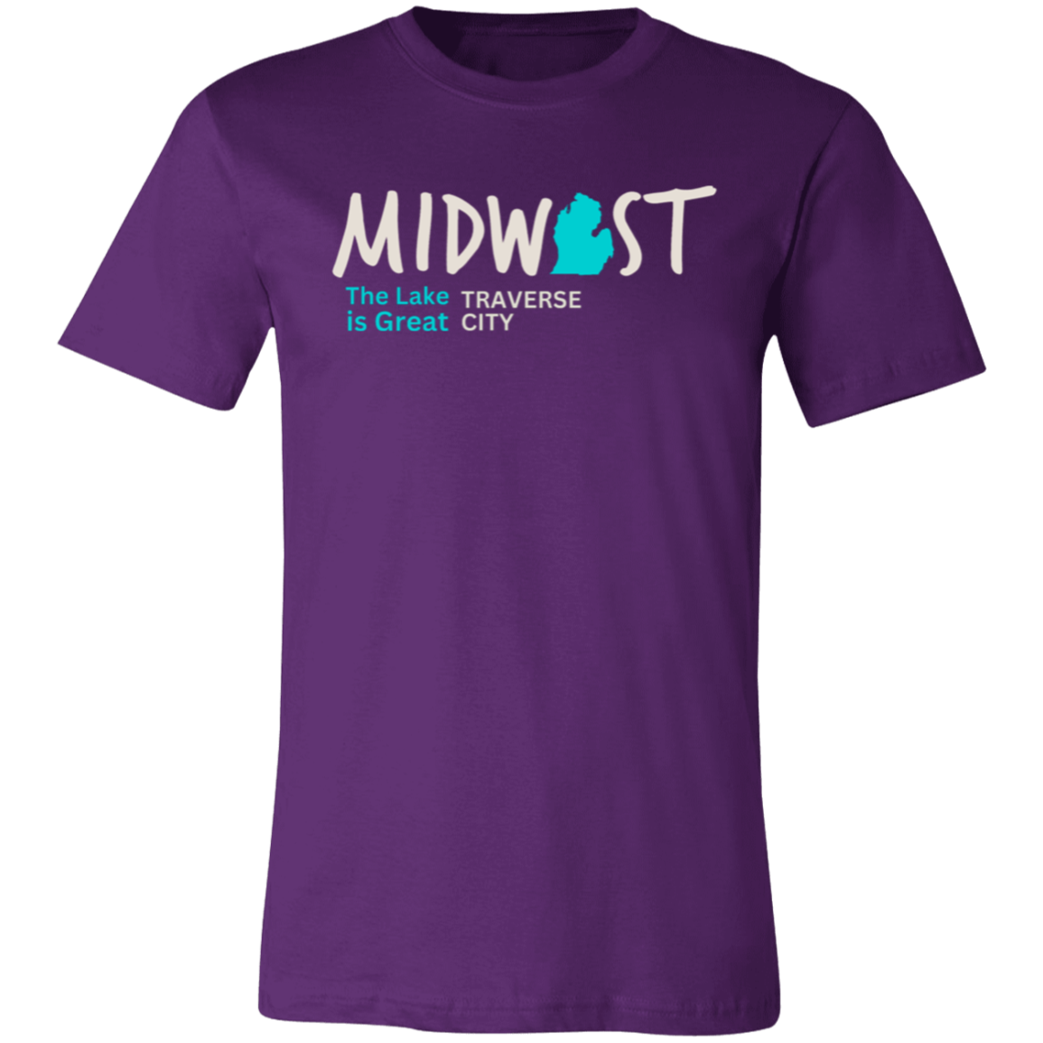 Midwest The Lake is Great Traverse City Unisex Jersey Tee