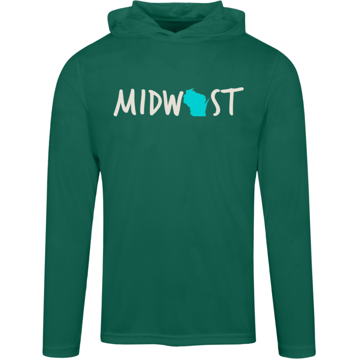 Wisconsin Midwest Super-Lite Men's Performance Hoodie