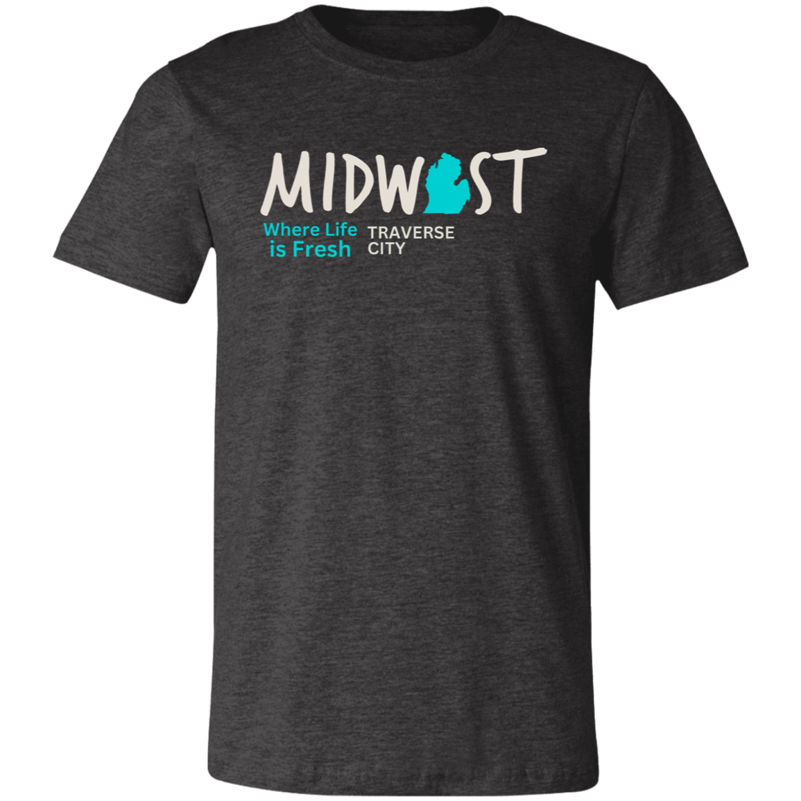 Where Life is Fresh Traverse City Unisex Jersey Short-Sleeve Tee
