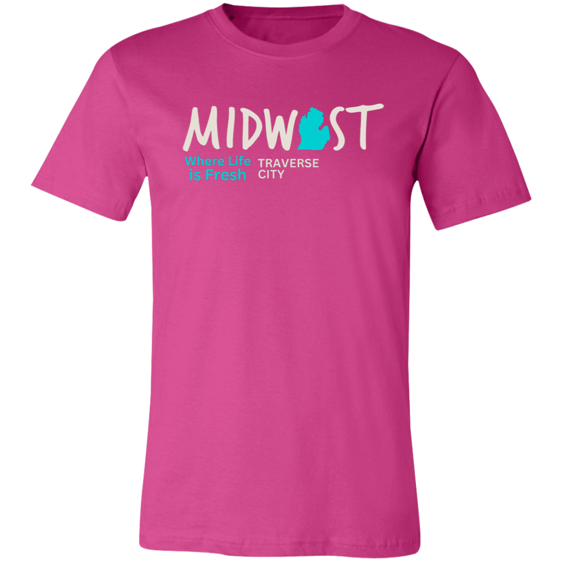 Where Life is Fresh Traverse City Unisex Jersey Short-Sleeve Tee