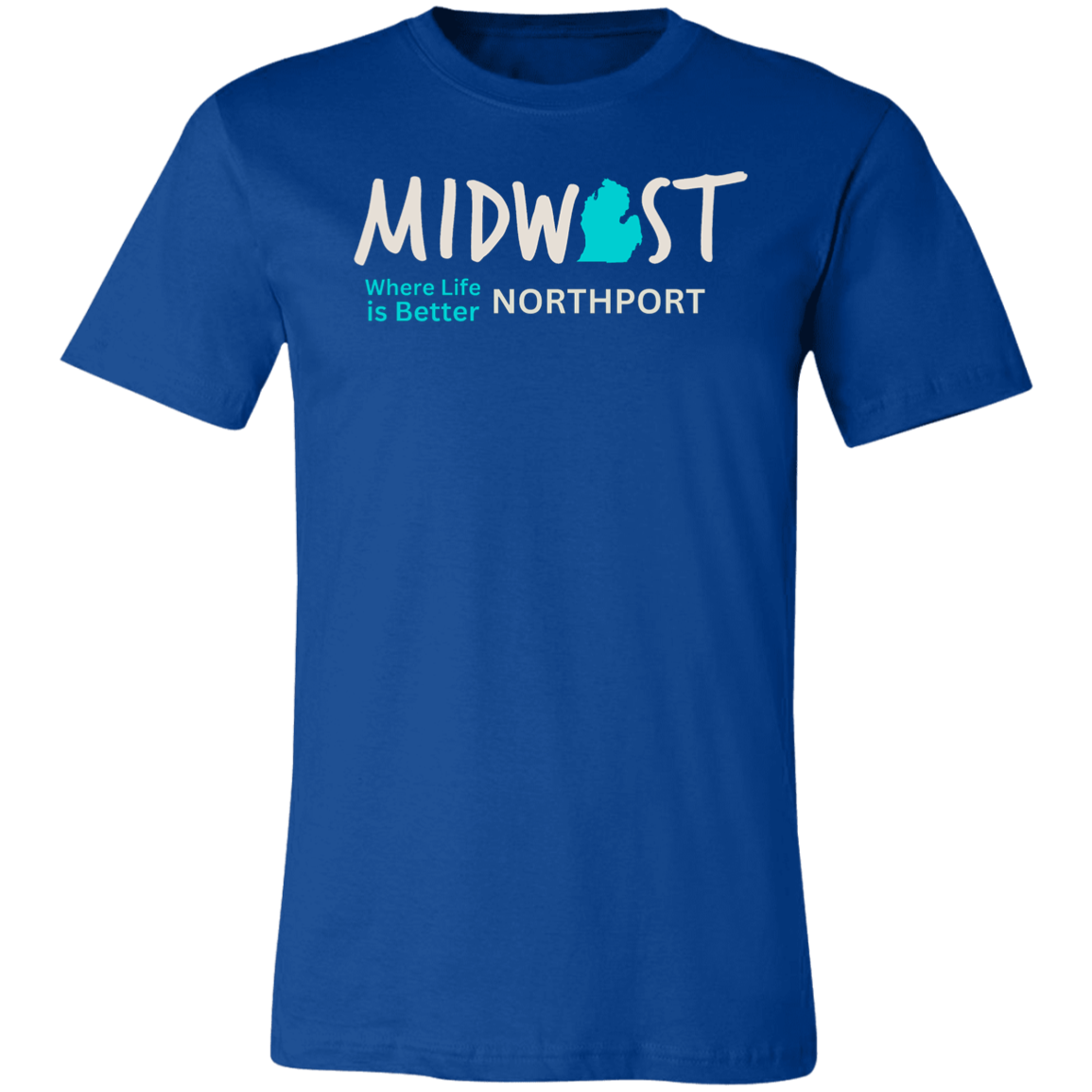 Midwest Where Life is Better Northport Unisex Jersey Tee