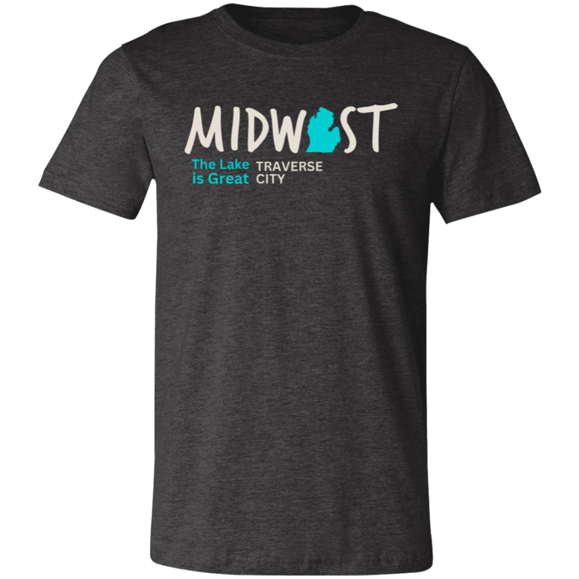 Midwest The Lake is Great Traverse City Unisex Jersey Tee