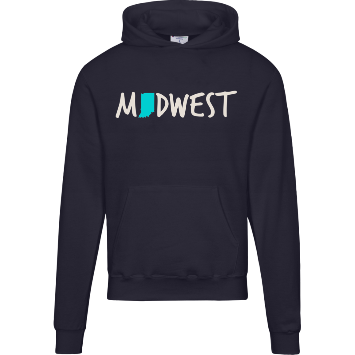 Indiana Midwest Men's Premium BeachcomberHoodie