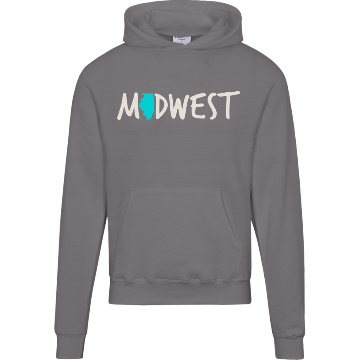 Illinois Midwest Men's Premium BeachcomberHoodie