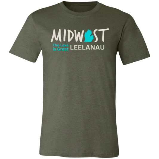 Midwest The Lake is Great Leelanau  Unisex Jersey Tee