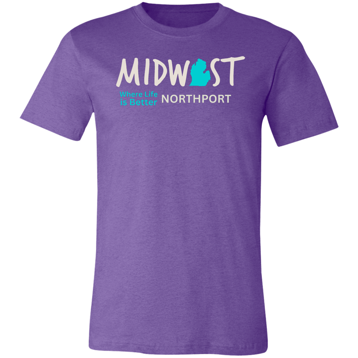 Midwest Where Life is Better Northport Unisex Jersey Tee