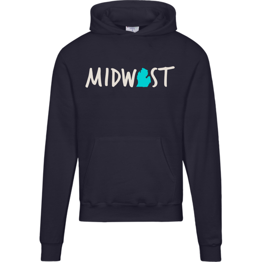 Michigan Midwest Men's Premium Beachcomber Hoodie