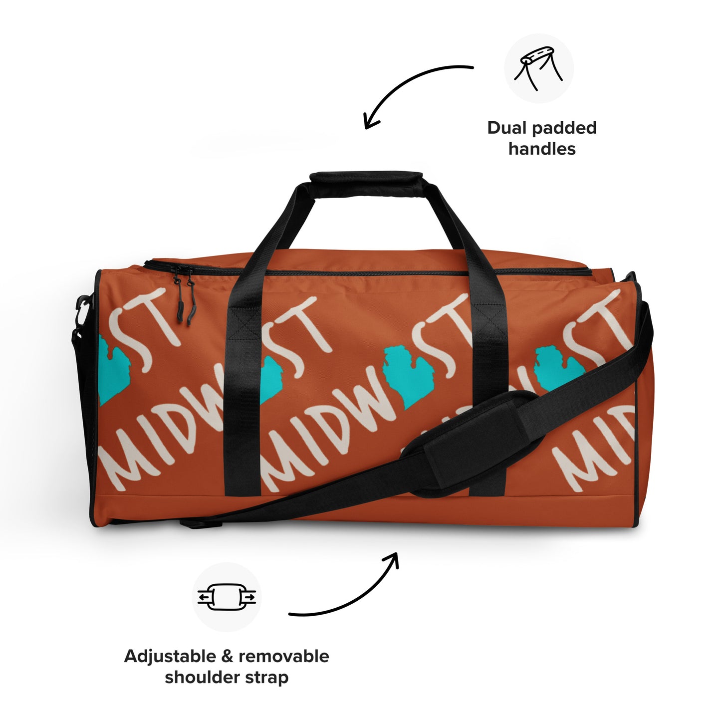 Michigan Midwest™ Carry Everything in Style Duffel bag