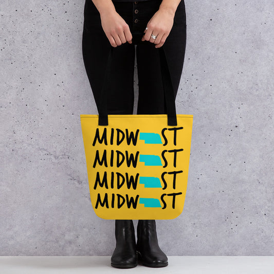 Midwest State of Mind™ Nebraska Carry Everything Tote bag