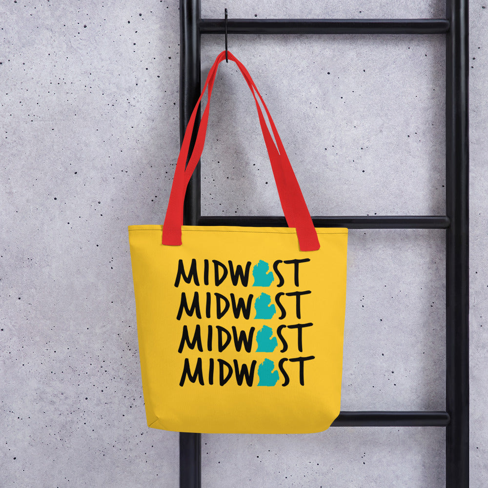 Midwest State of Mind™ Michigan Carry Everything Tote bag
