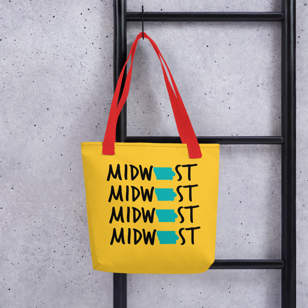 Midwest State of Mind™ Iowa Carry Everything Tote bag