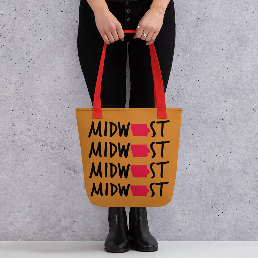 Midwest State of Mind™ Iowa Carry Everything Tote bag