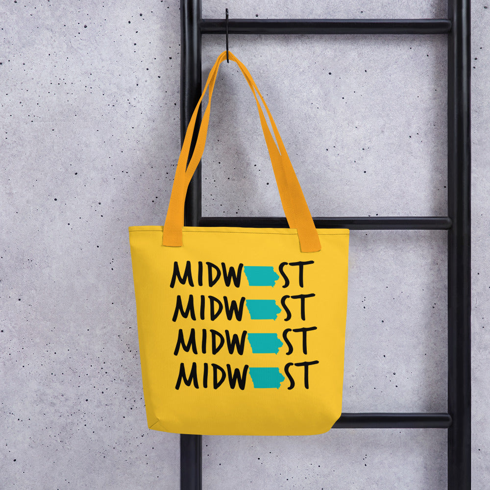 Midwest State of Mind™ Iowa Carry Everything Tote bag