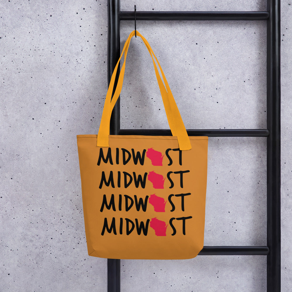 Midwest State of Mind™ Wisconsin Carry Everything Tote bag