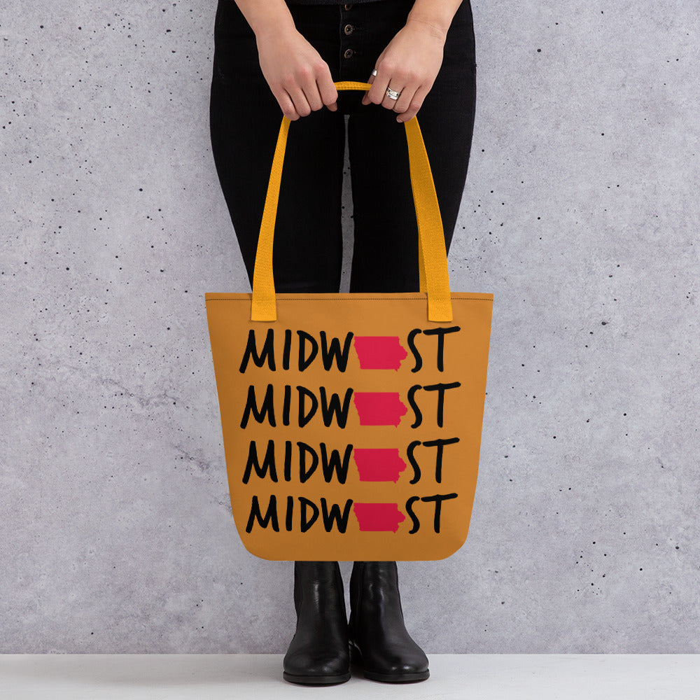 Midwest State of Mind™ Iowa Carry Everything Tote bag