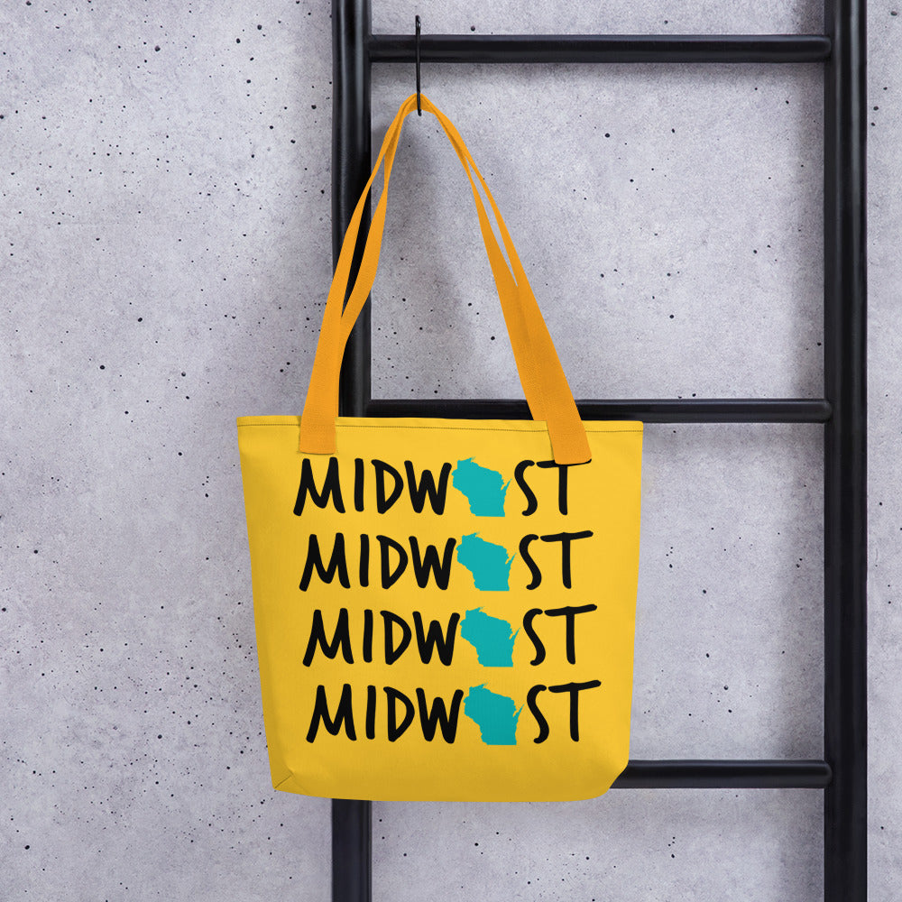 Midwest State of Mind™ Wisconsin Carry Everything Tote bag
