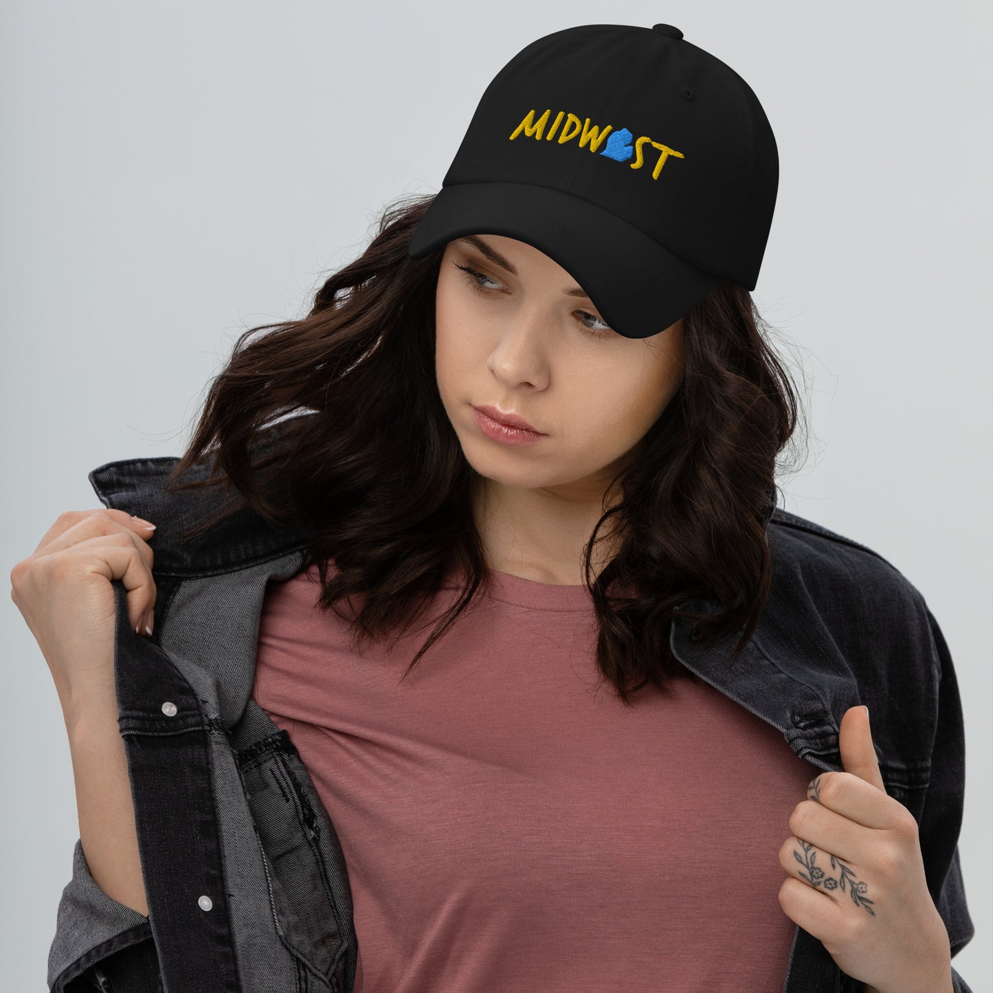 Michigan Midwest™ Collegiate Look Sharp Dad hat