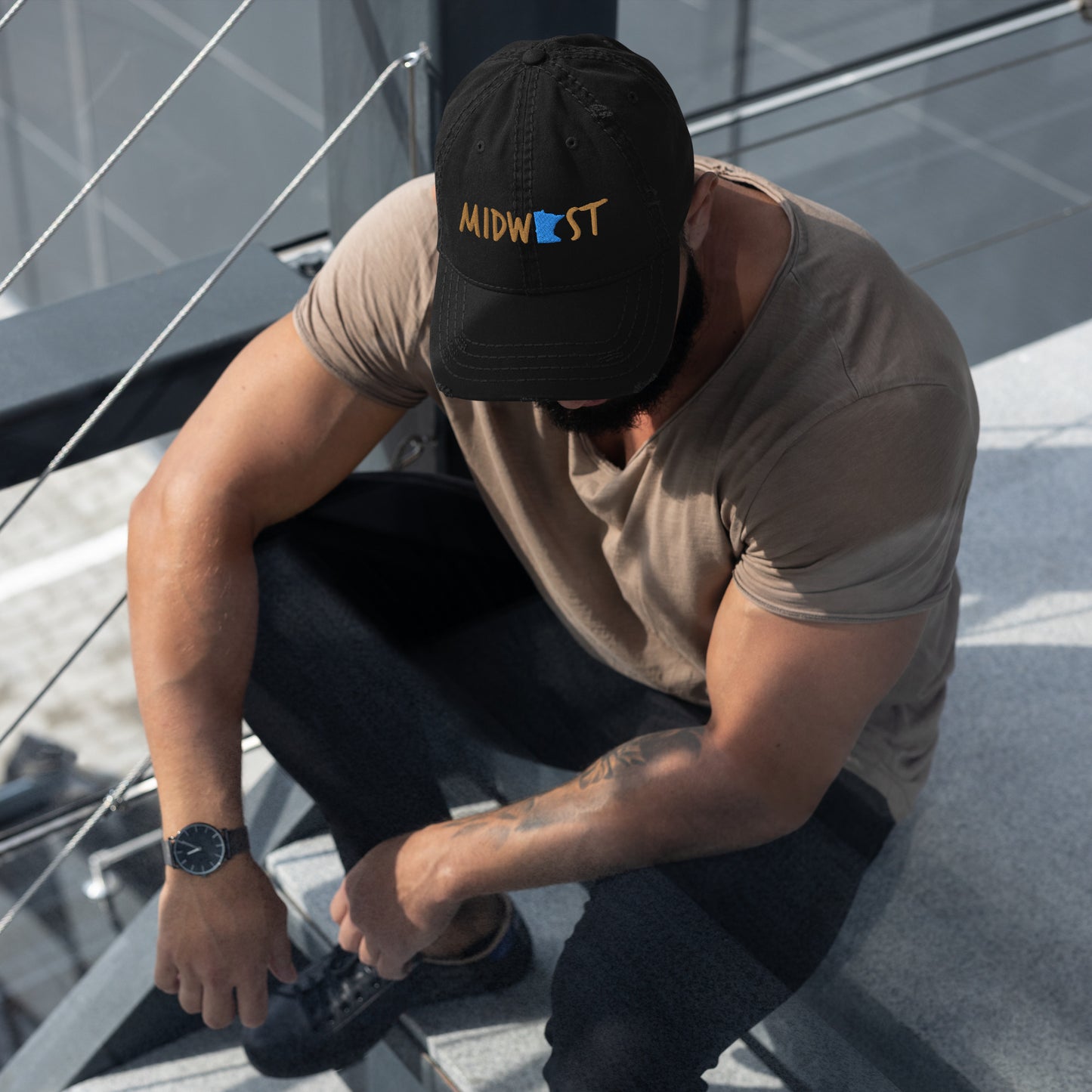 Minnesota Midwest™ Lookin Sharp Distressed Dad Hat