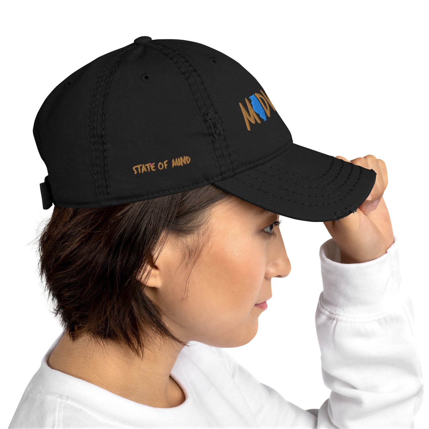 Illinois Midwest™ Lookin Sharp Distressed Dad Hat
