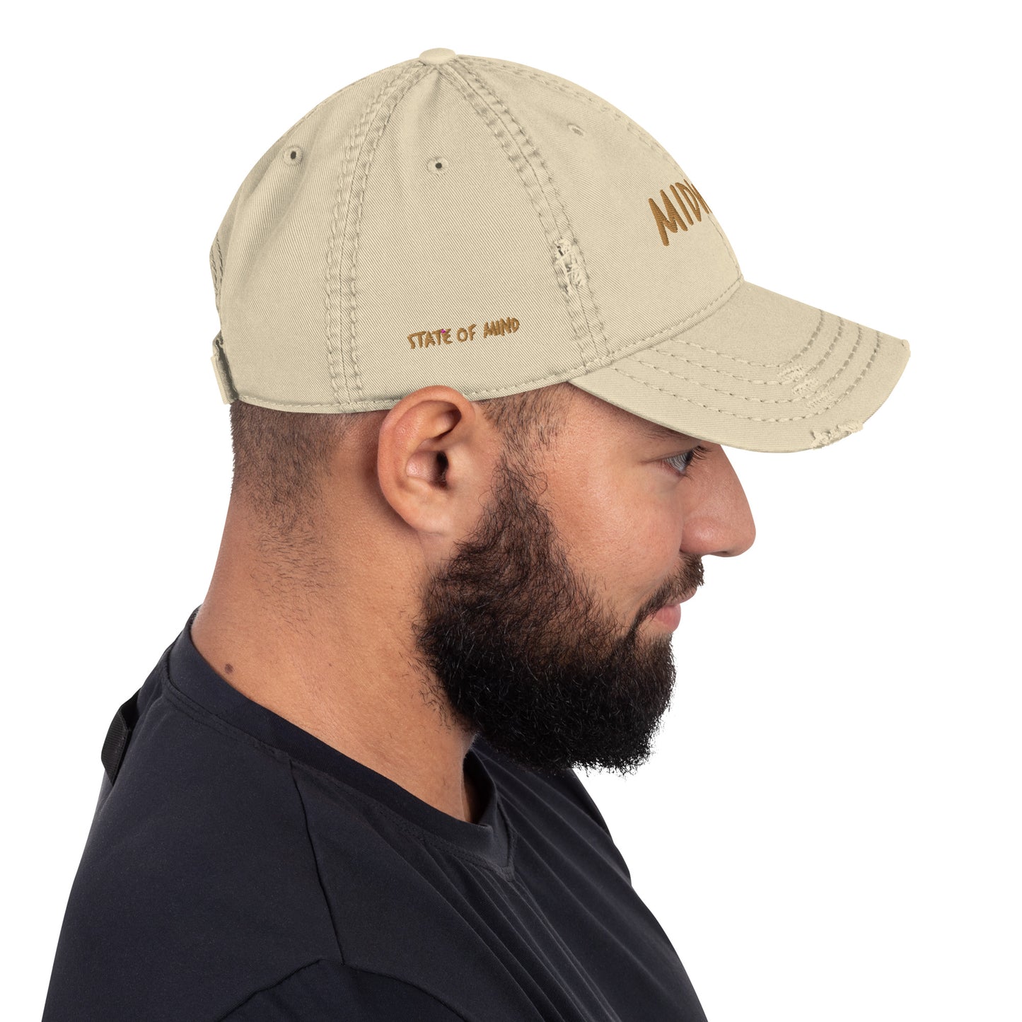 Wisconsin Midwest™ Lookin Sharp Distressed Dad Hat