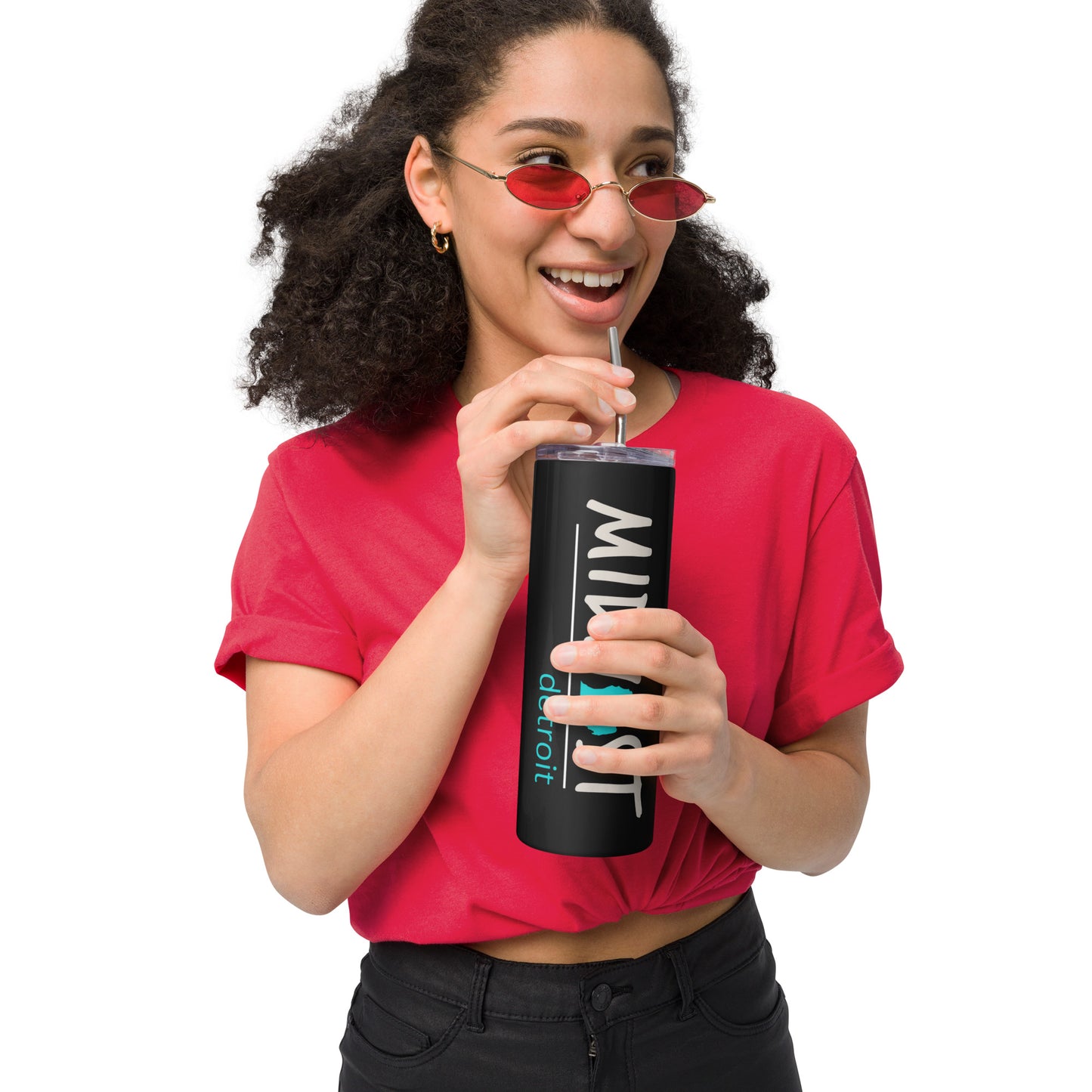 Midwest Detroit Michigan Love This! Stainless steel tumbler