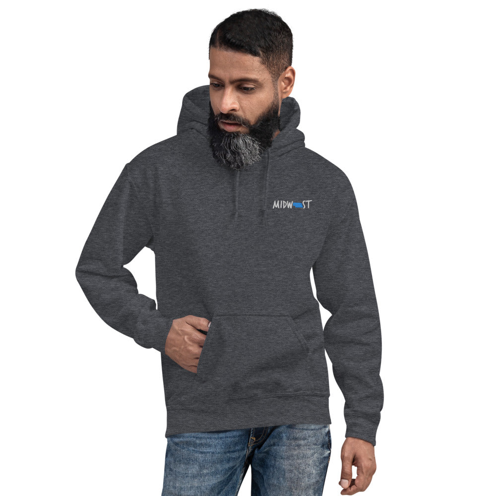 Midwest State of Mind™ Nebraska Unisex Hoodie