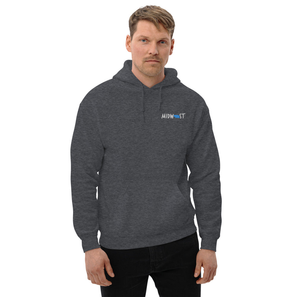 Midwest State of Mind™ Nebraska Unisex Hoodie