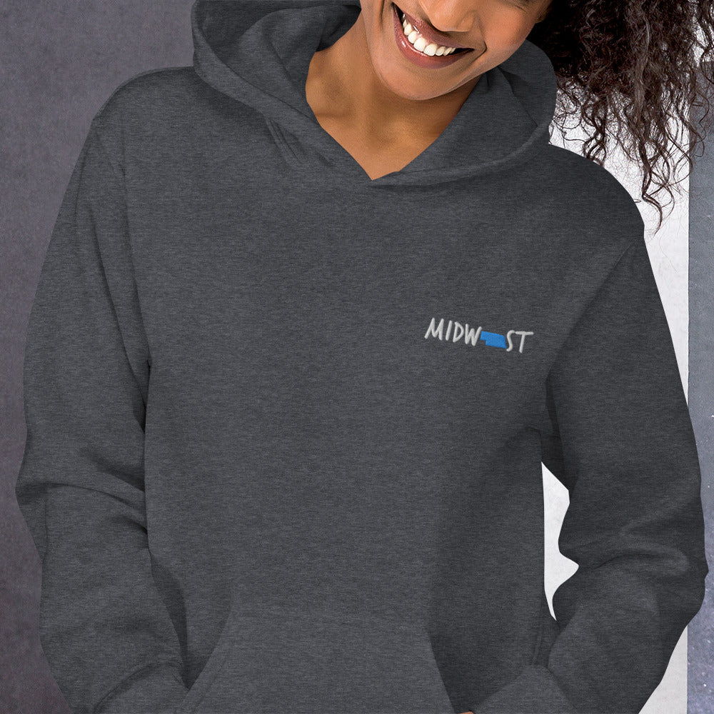 Midwest State of Mind™ Nebraska Unisex Hoodie