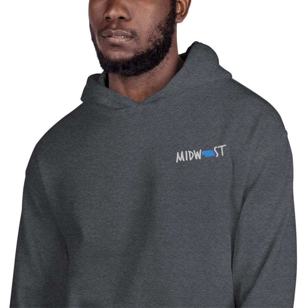 Midwest State of Mind™ Nebraska Unisex Hoodie