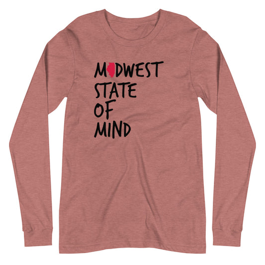 Midwest State of Mind Illinois™ Unisex Long Sleeve Tee