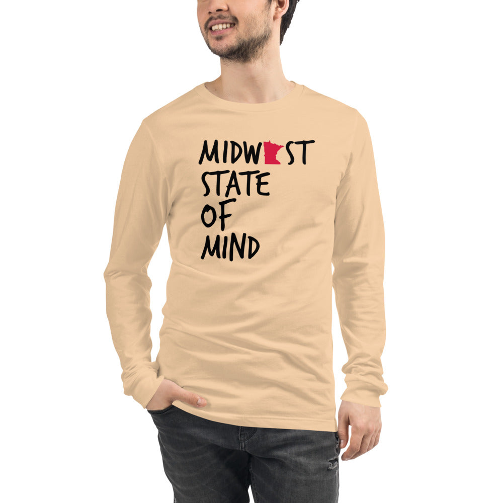 Midwest State of Mind Minnesota™ Unisex Long Sleeve Tee