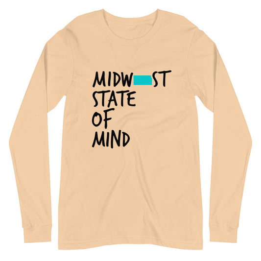 Midwest State of Mind™ Kansas Unisex Long Sleeve Tee