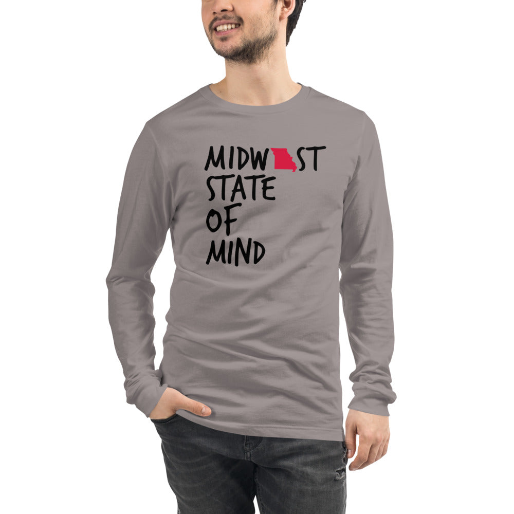 Midwest State of Mind Missouri™ Unisex Long Sleeve Tee