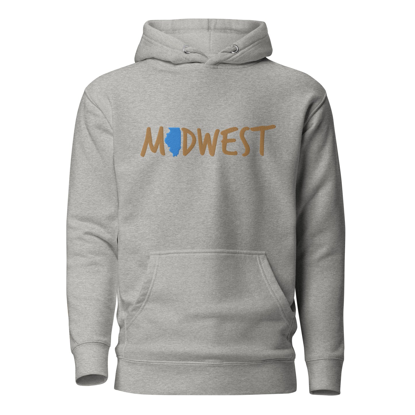 Illinois Midwest 'Love This' Embroidered Unisex Hoodie
