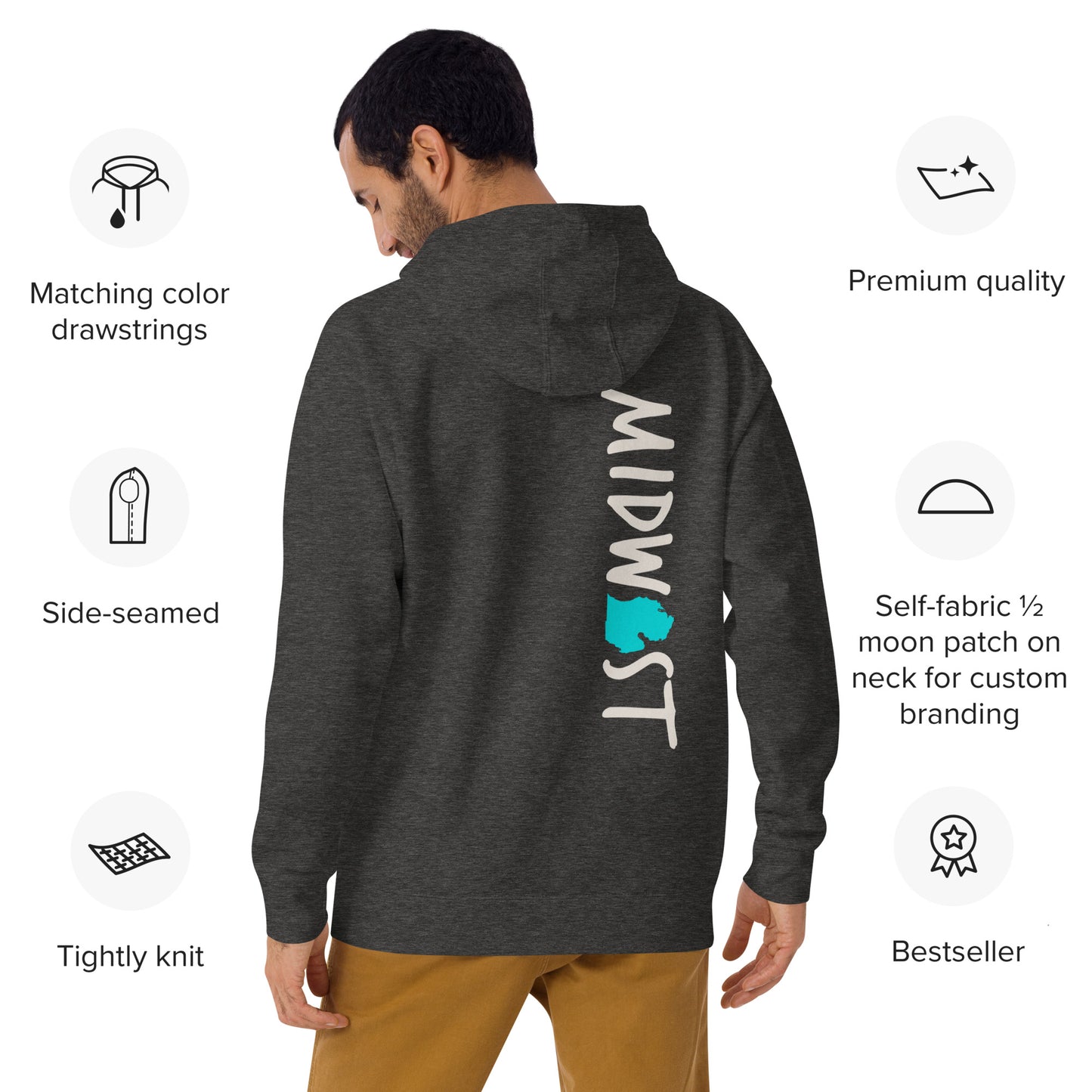 Michigan Midwest 'I Got Your Back' Unisex Hoodie
