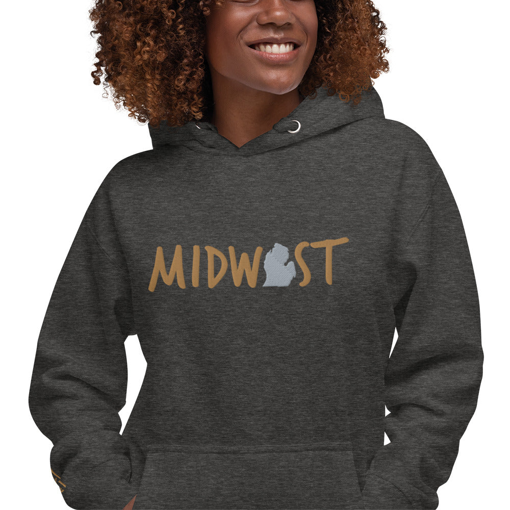 Midwest Michigan Traverse City Look Sharp Unisex Hoodie
