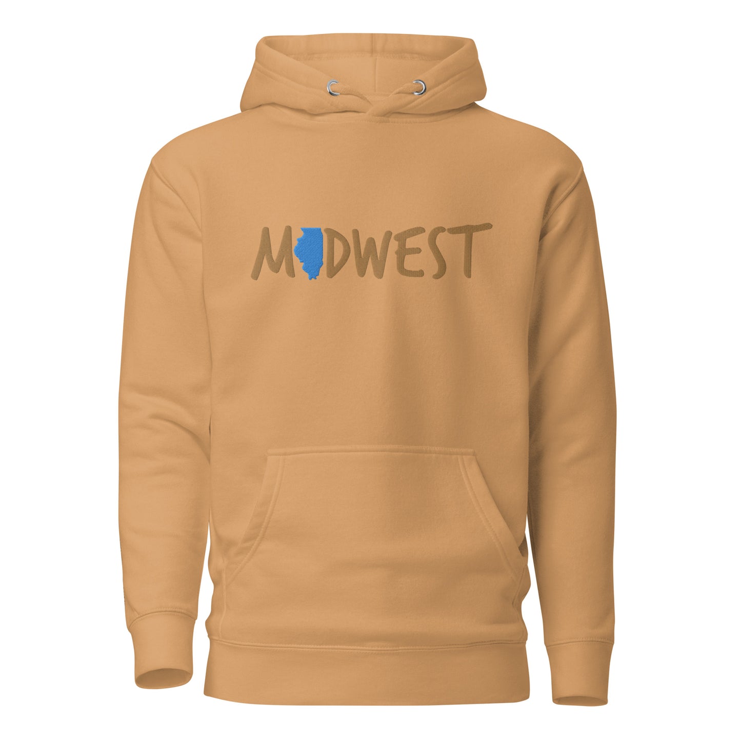 Illinois Midwest 'Love This' Embroidered Unisex Hoodie