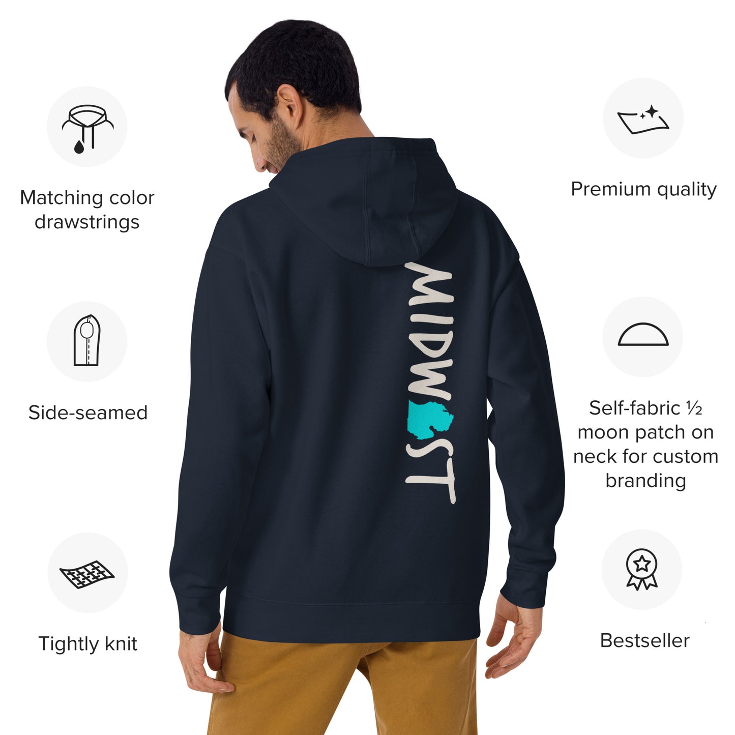 Michigan Midwest 'I Got Your Back' Unisex Hoodie