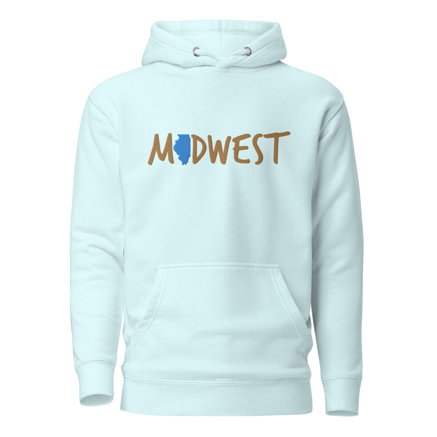 Illinois Midwest 'Love This' Embroidered Unisex Hoodie