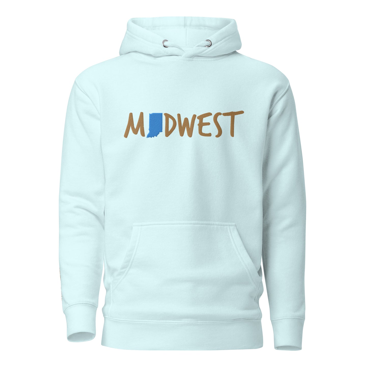Indiana Midwest 'Love This' Embroidered Unisex Hoodie Unisex Hoodie