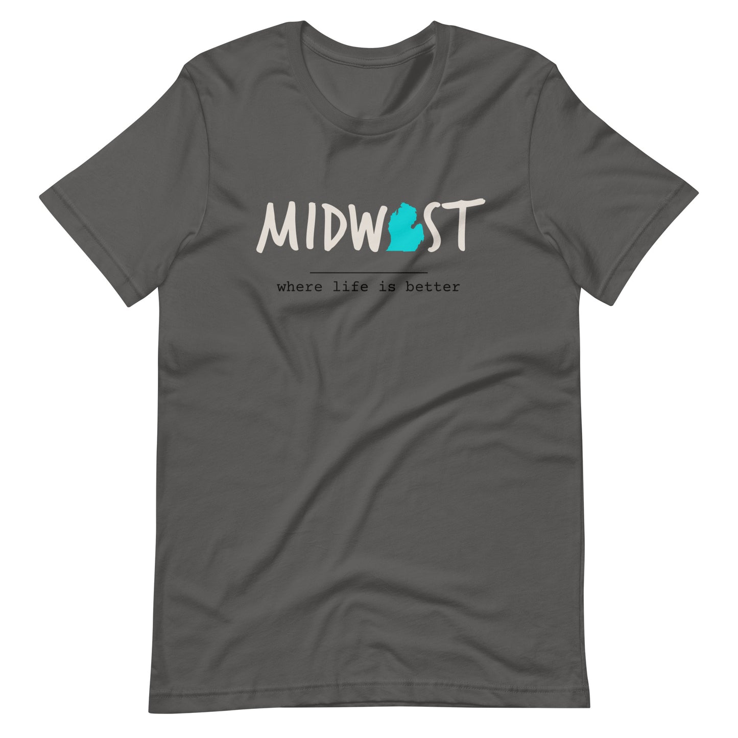 WHERE LIFE IS BETTER TEST Unisex t-shirt