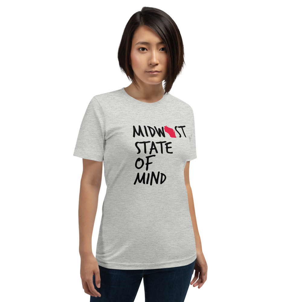 Midwest State of Mind Wisconsin™ Short-Sleeve Unisex T-Shirt