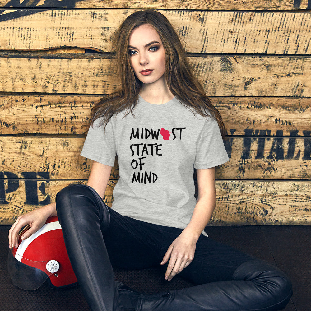 Midwest State of Mind Wisconsin™ Short-Sleeve Unisex T-Shirt