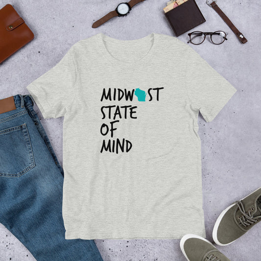 Midwest State of Mind Wisconsin™ Short-Sleeve Unisex T-Shirt