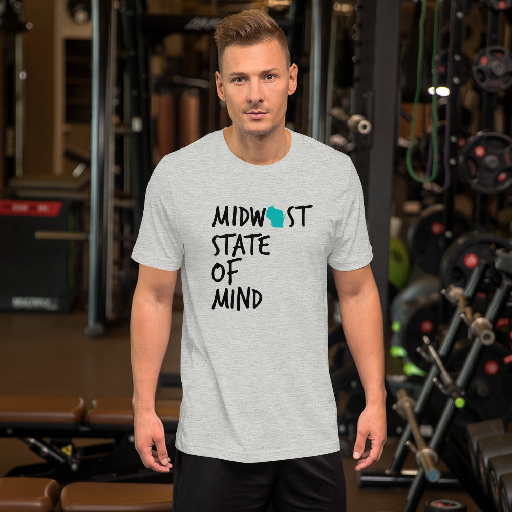 Midwest State of Mind Wisconsin™ Short-Sleeve Unisex T-Shirt