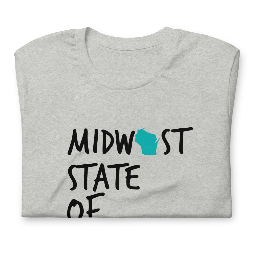 Midwest State of Mind Wisconsin™ Short-Sleeve Unisex T-Shirt
