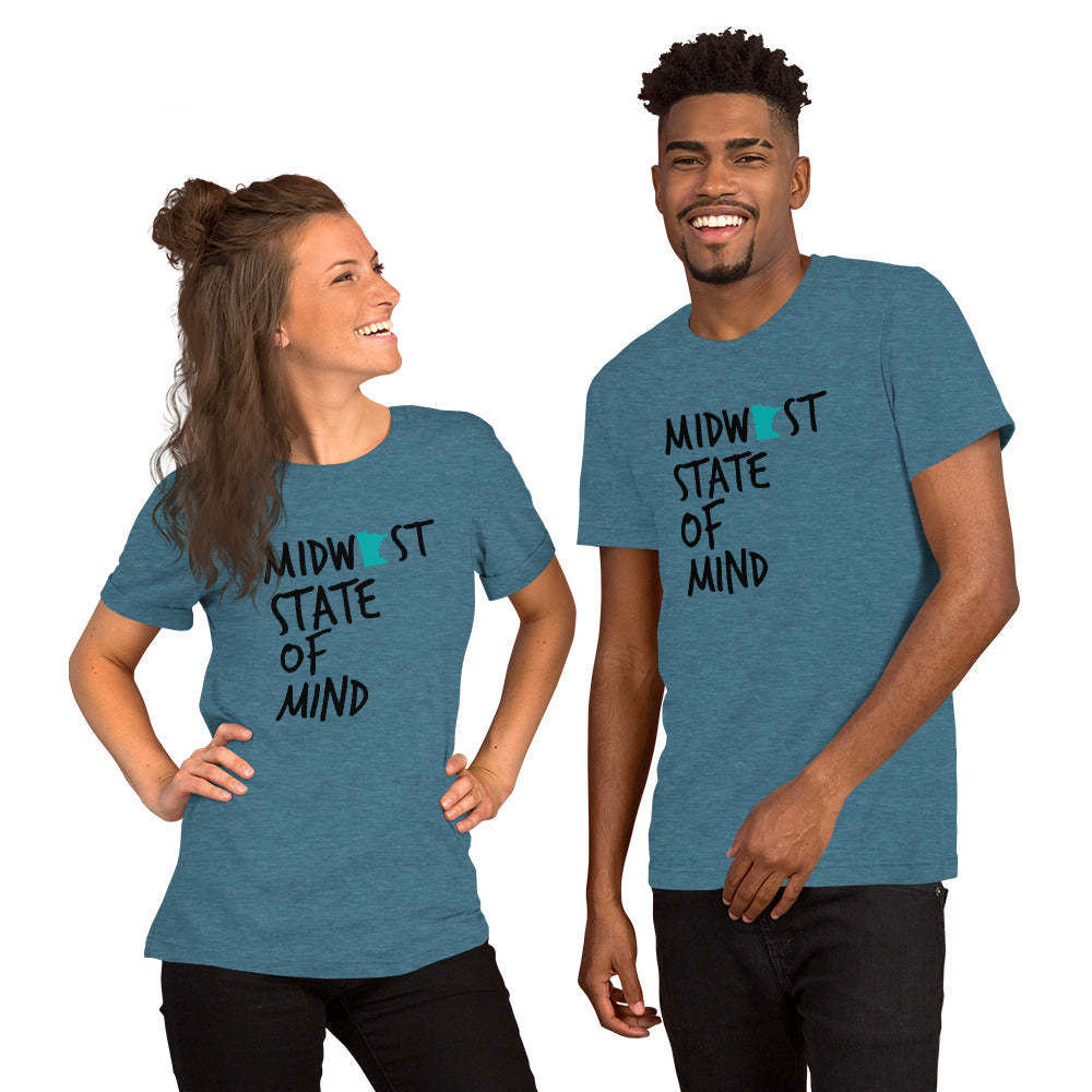 Midwest State of Mind Minnesota™ Short-Sleeve Unisex T-Shirt